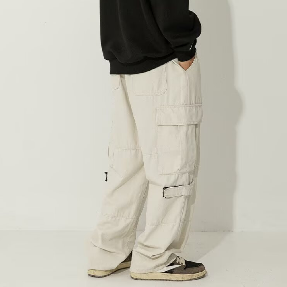 Functional Drawstring Pocket Cargo pants