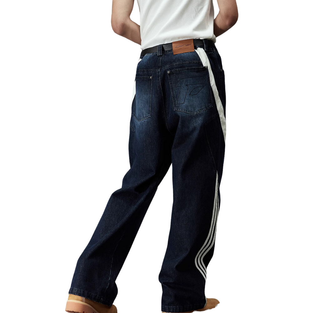 DF| Sport Striped Dragon Jeans