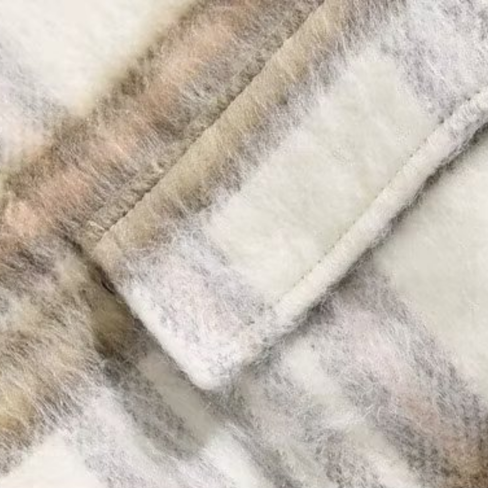 Classic Striped Woolen Jacket