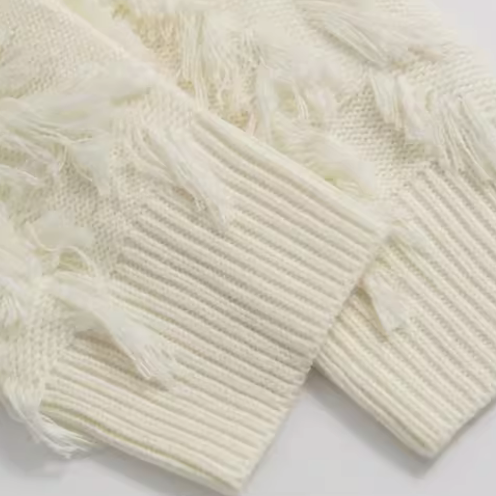 Women's American Solid Color Versatile Sweater