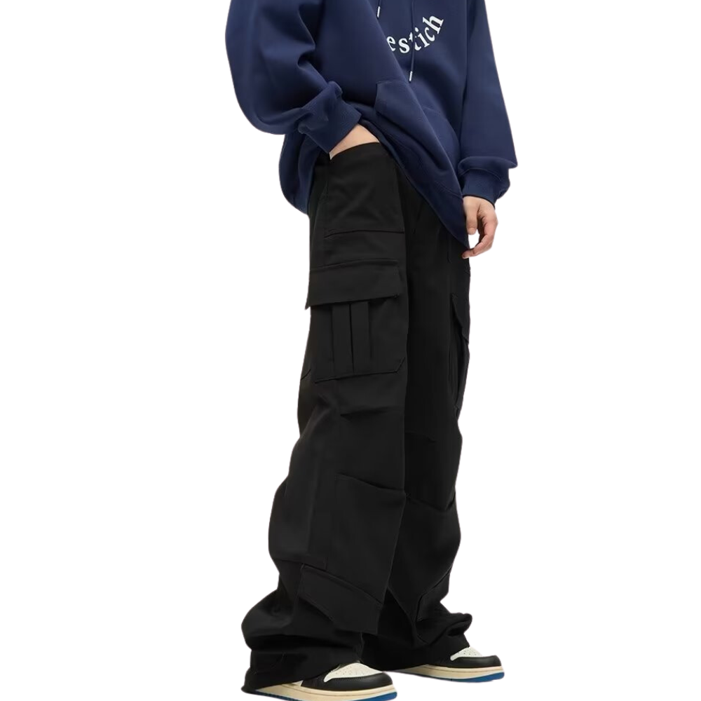 Retro All-match Multi-pocket Cargo Pants