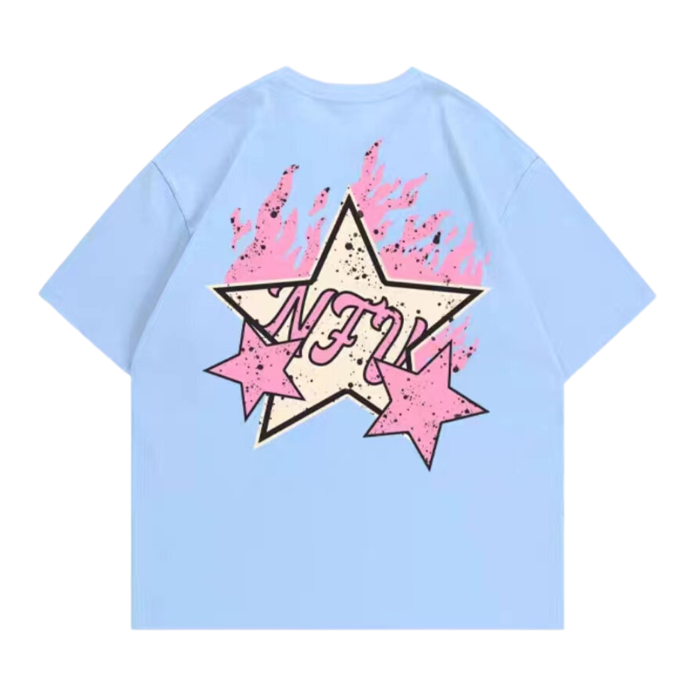 High Street Pink Star Flame T-shirt