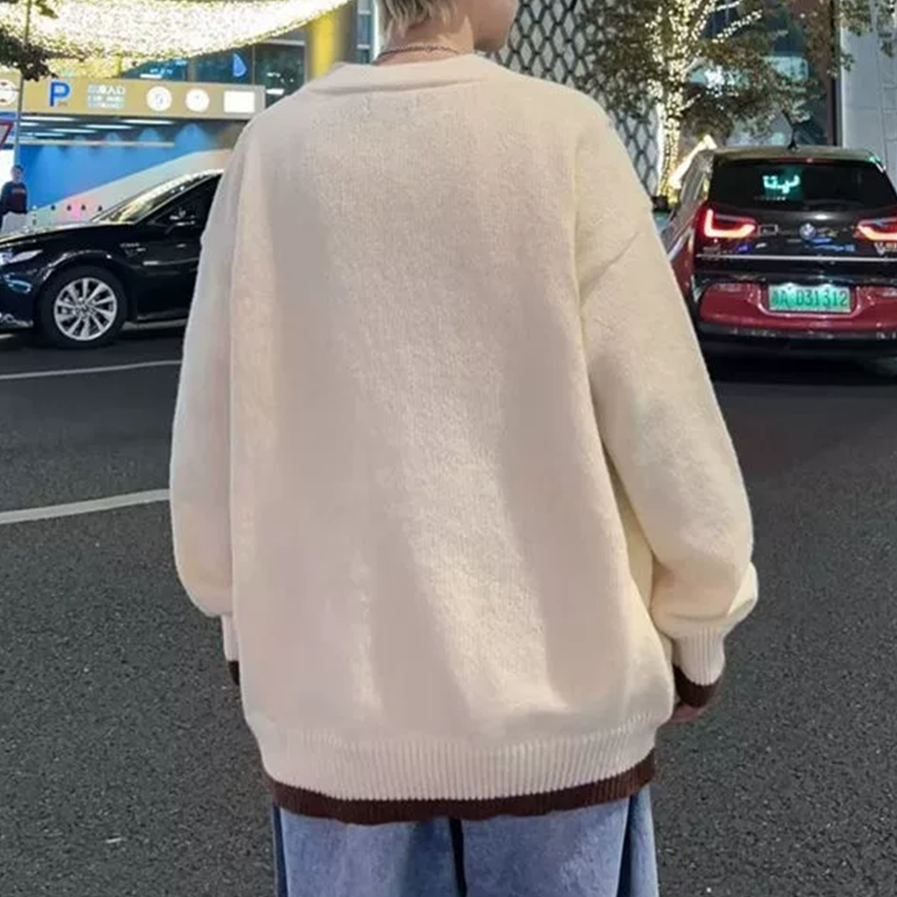 Japanese Retro Embroidery Sweater