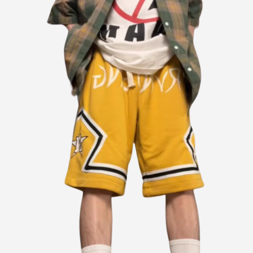 American Embroidered Basketball Shorts