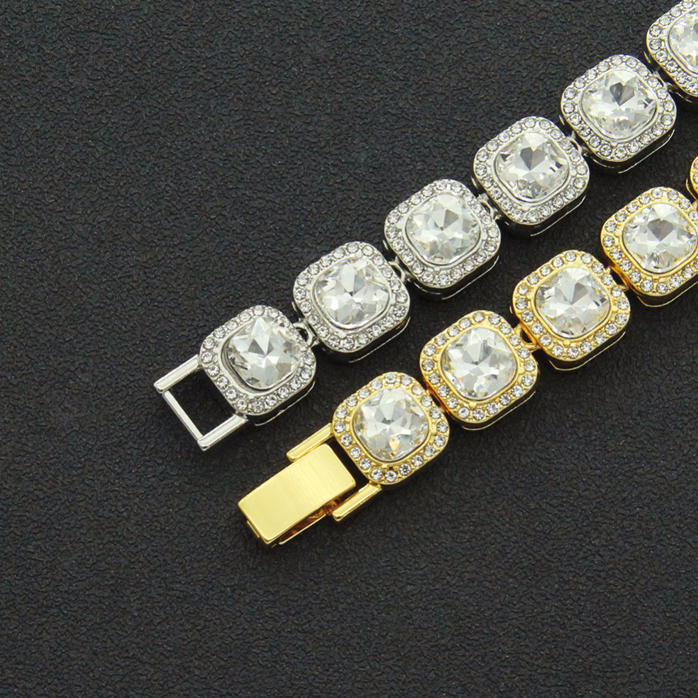 Square Diamond Cuban Necklace