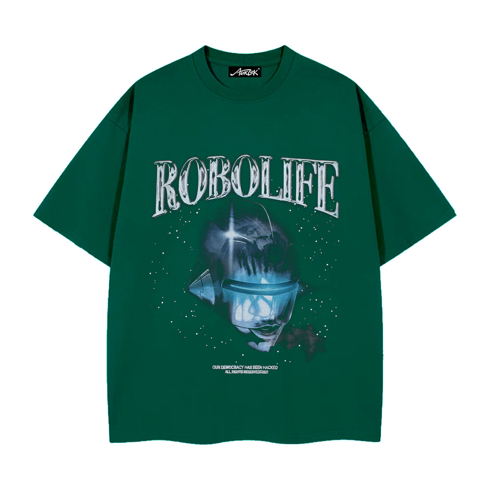 Hip Hop Robot Head T-shirt