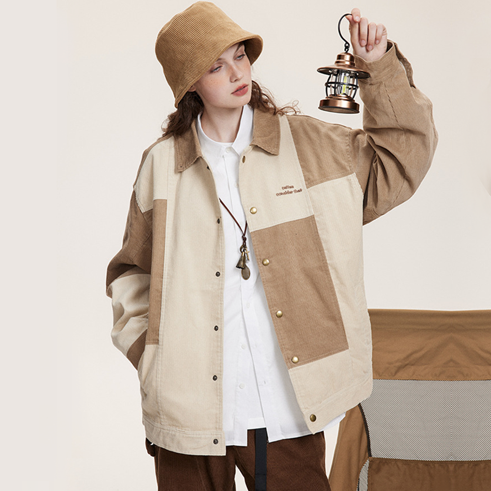 Japanese Patchwork Corduroy Jacket