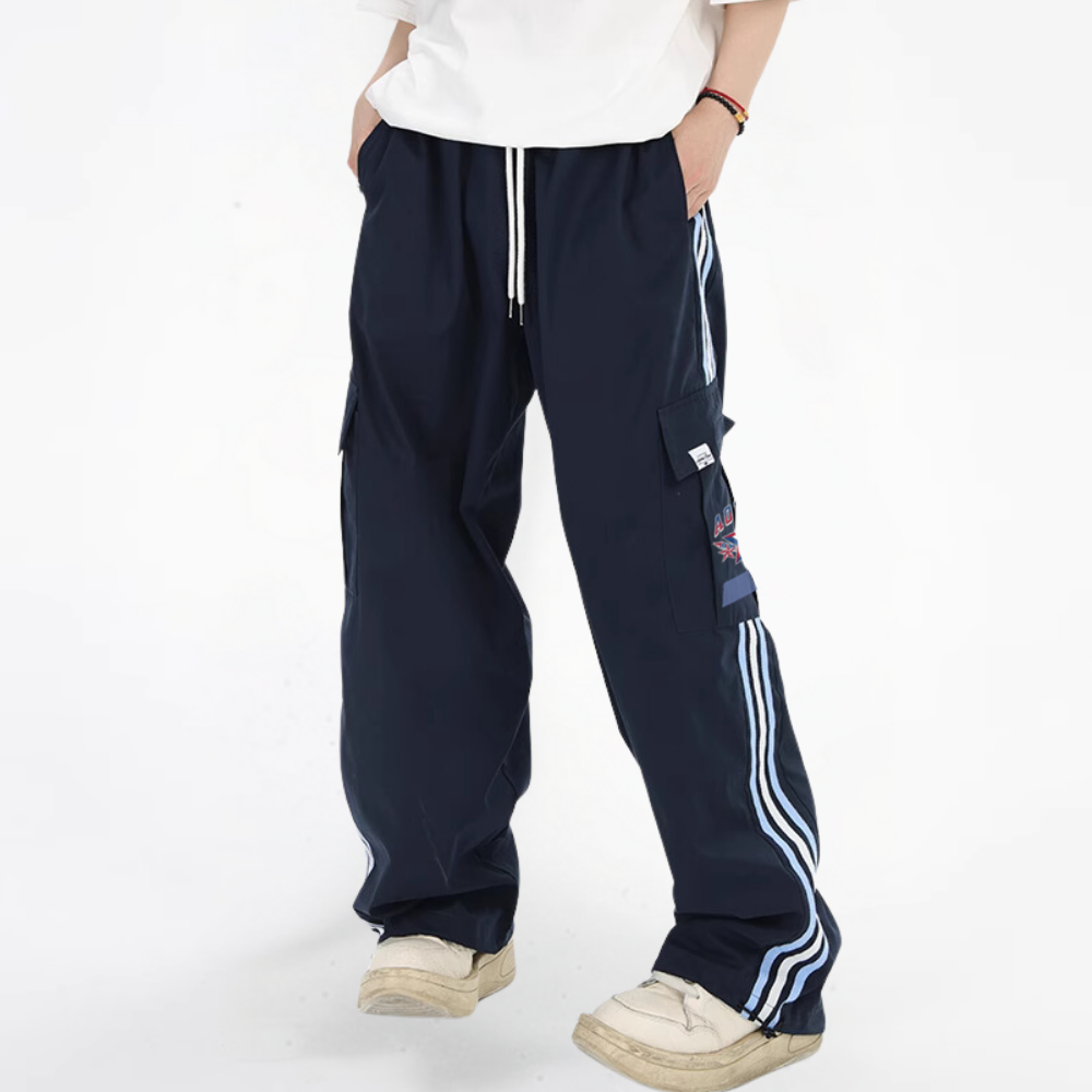 Harajuku Pocket Drawstring Sweatpants