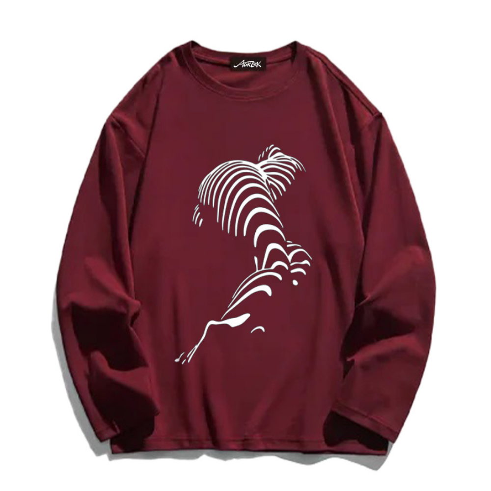 Abstract Graphic Long Sleeve Shirt