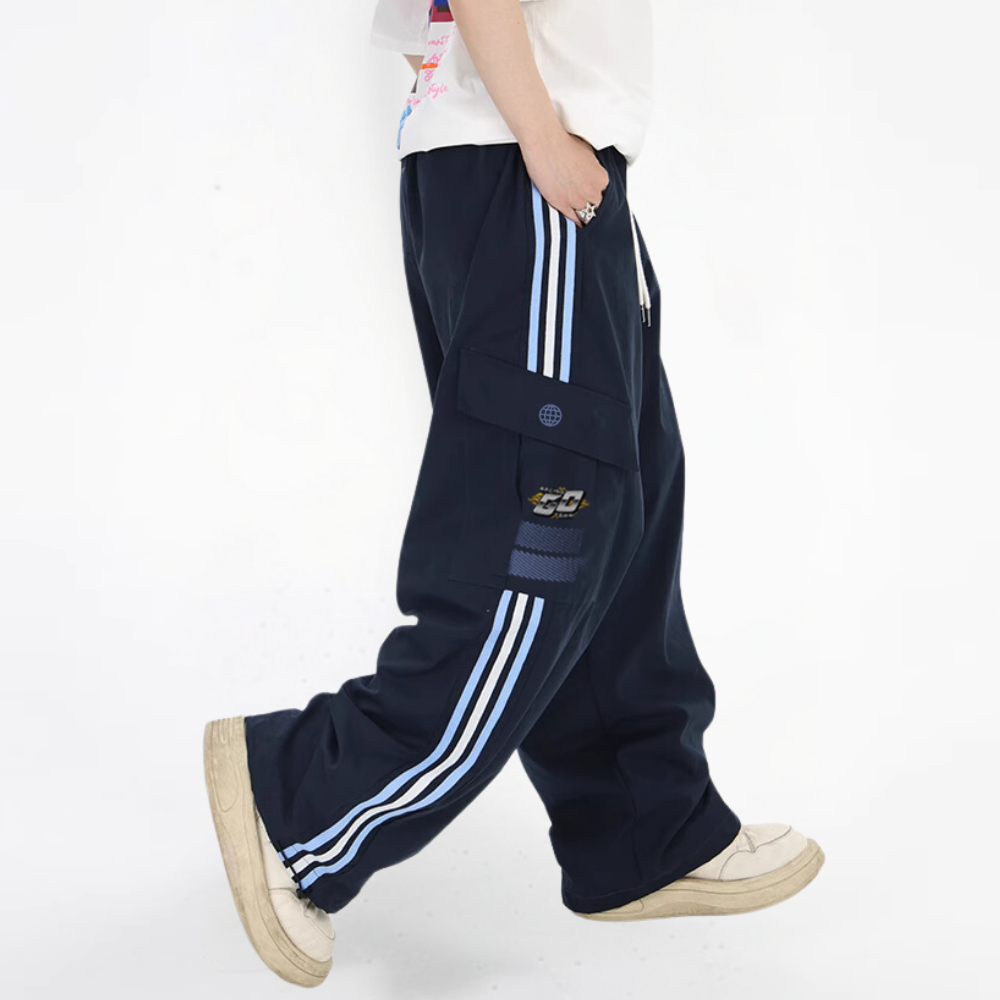 Harajuku Pocket Drawstring Sweatpants