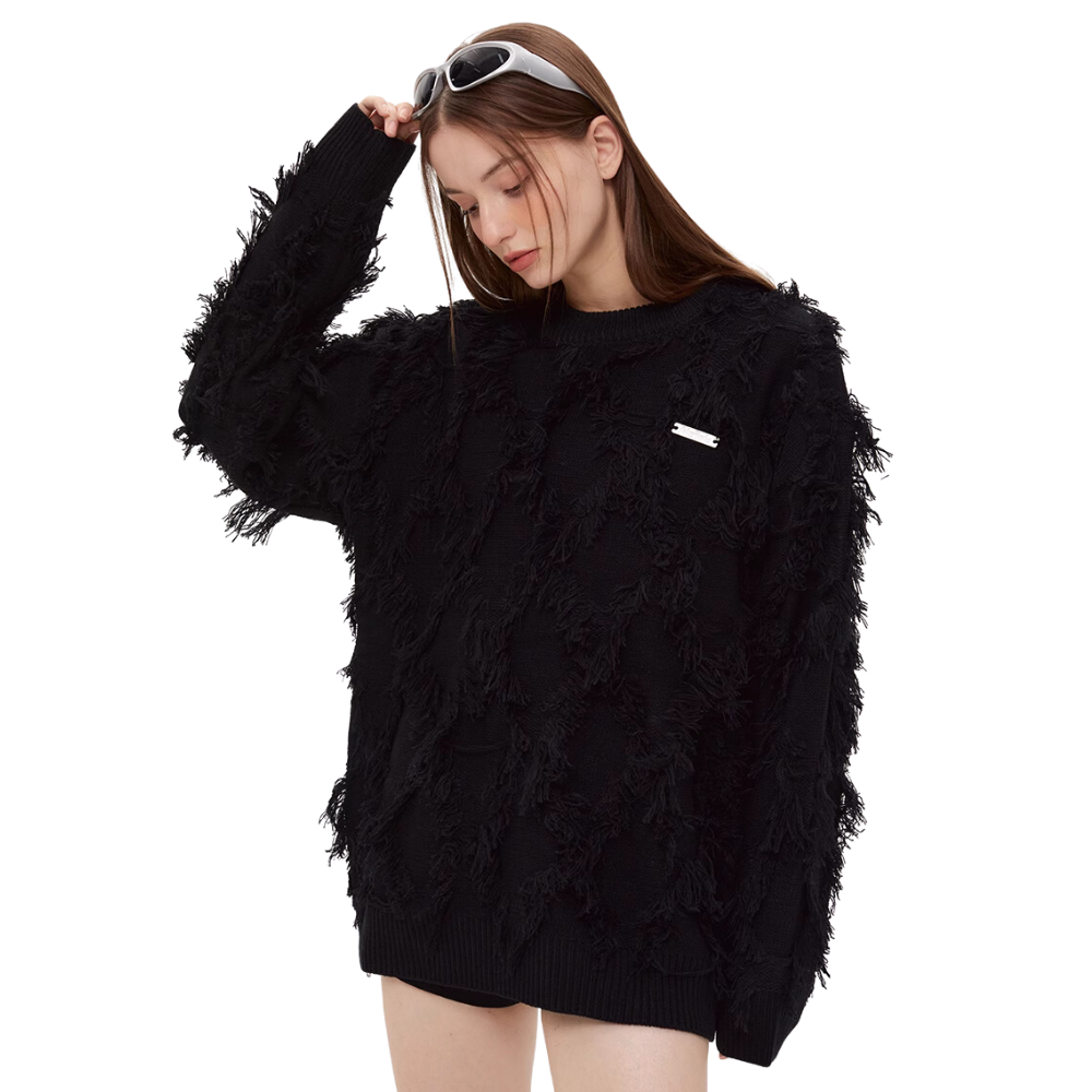 Women's American Solid Color Versatile Sweater