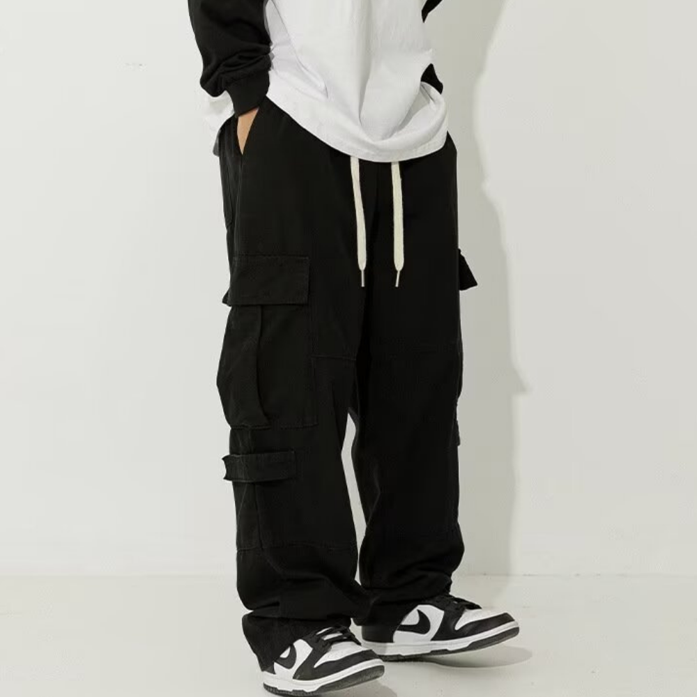 Functional Drawstring Pocket Cargo pants