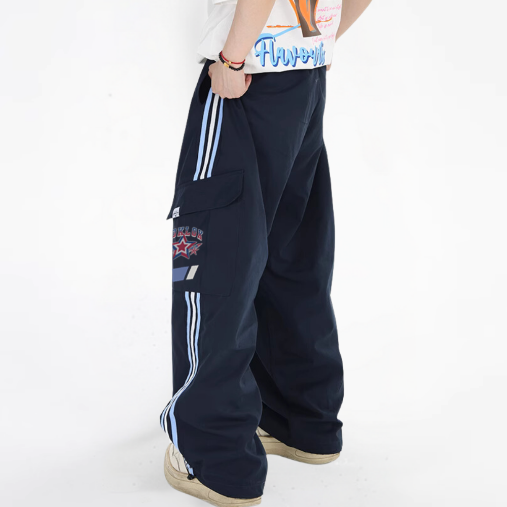 Harajuku Pocket Drawstring Sweatpants