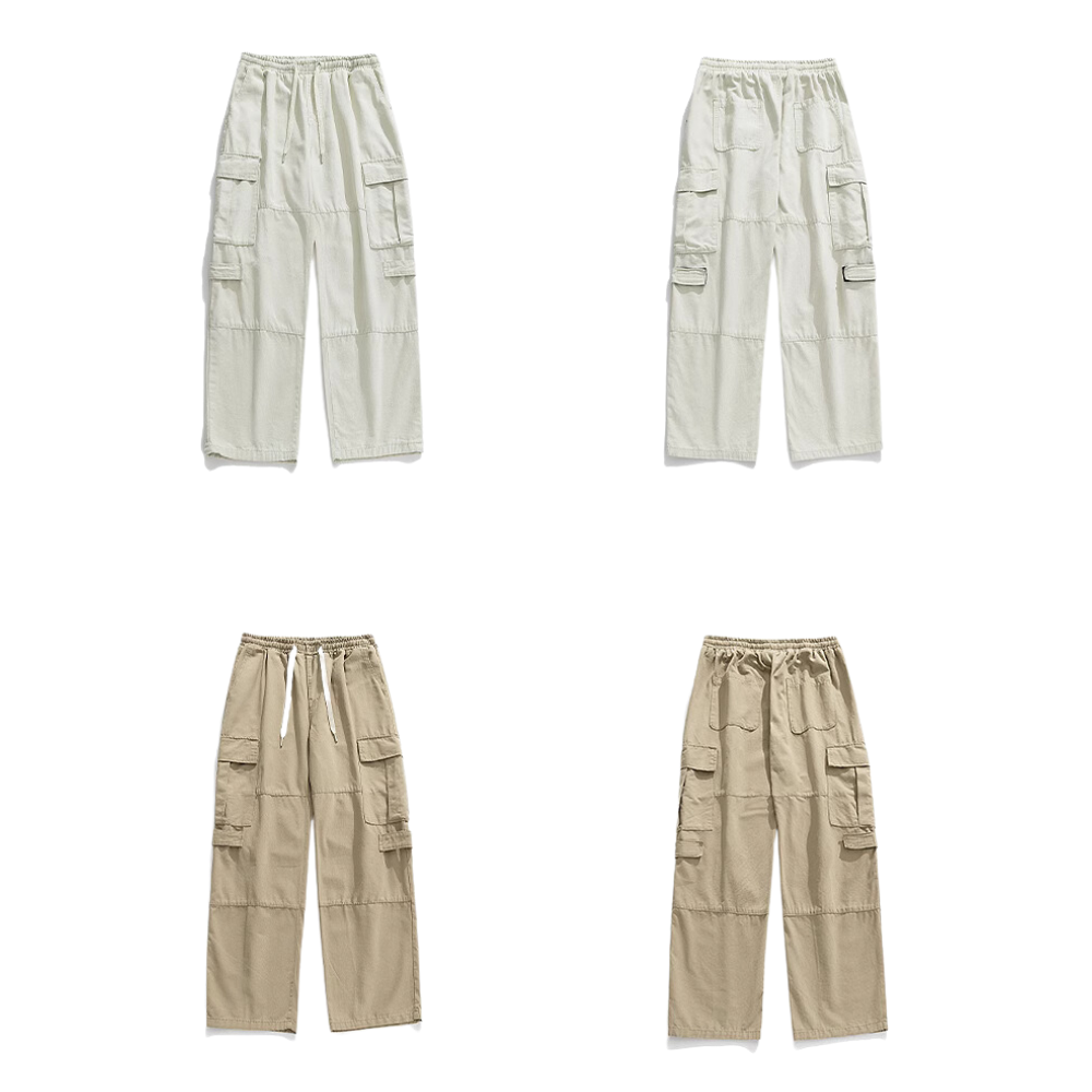 Functional Drawstring Pocket Cargo pants