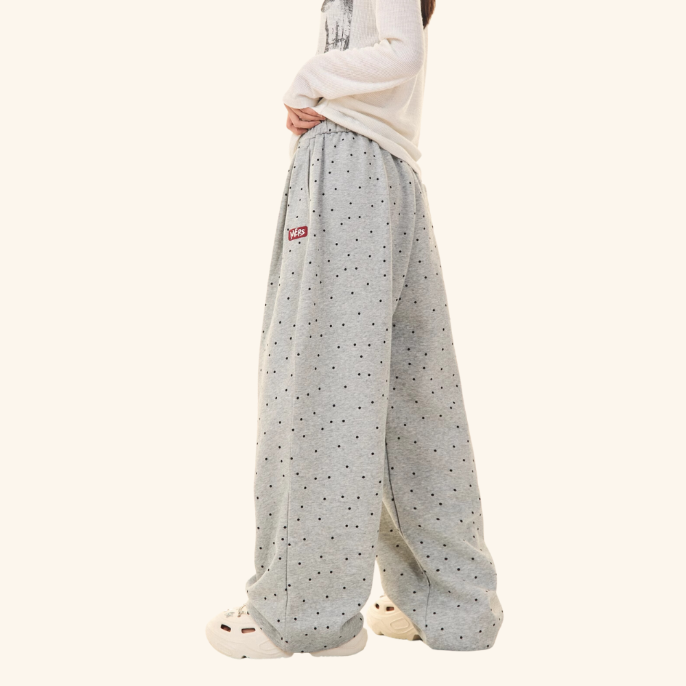 Women's Blue Floral Sweatpants