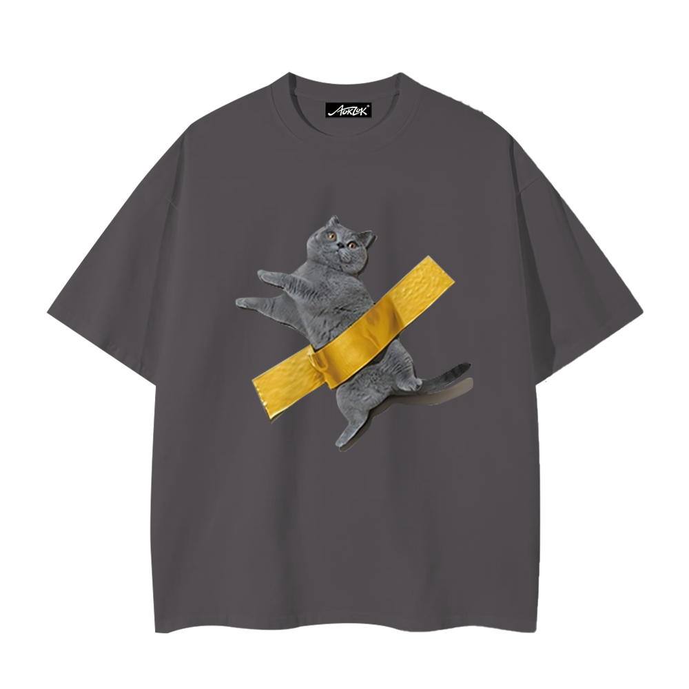 Cute Gray Cat T-Shirt