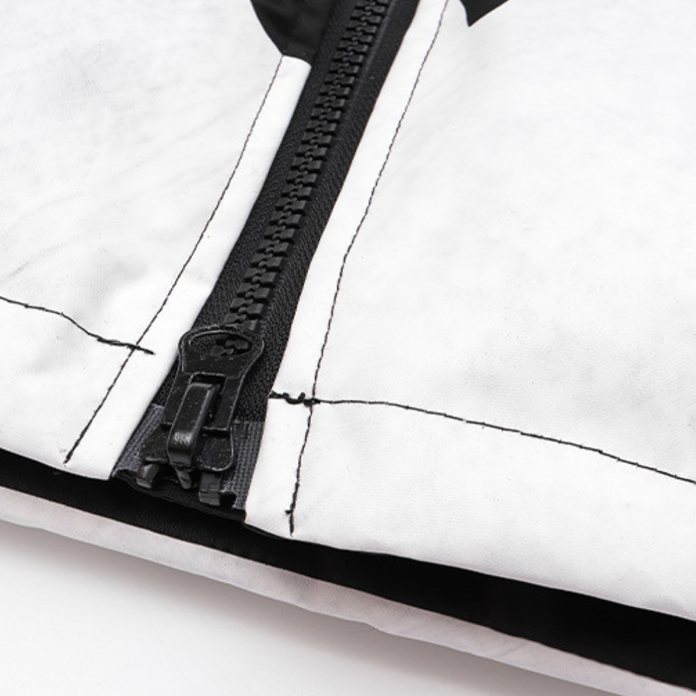 Hip Hop Flame Patch Coat