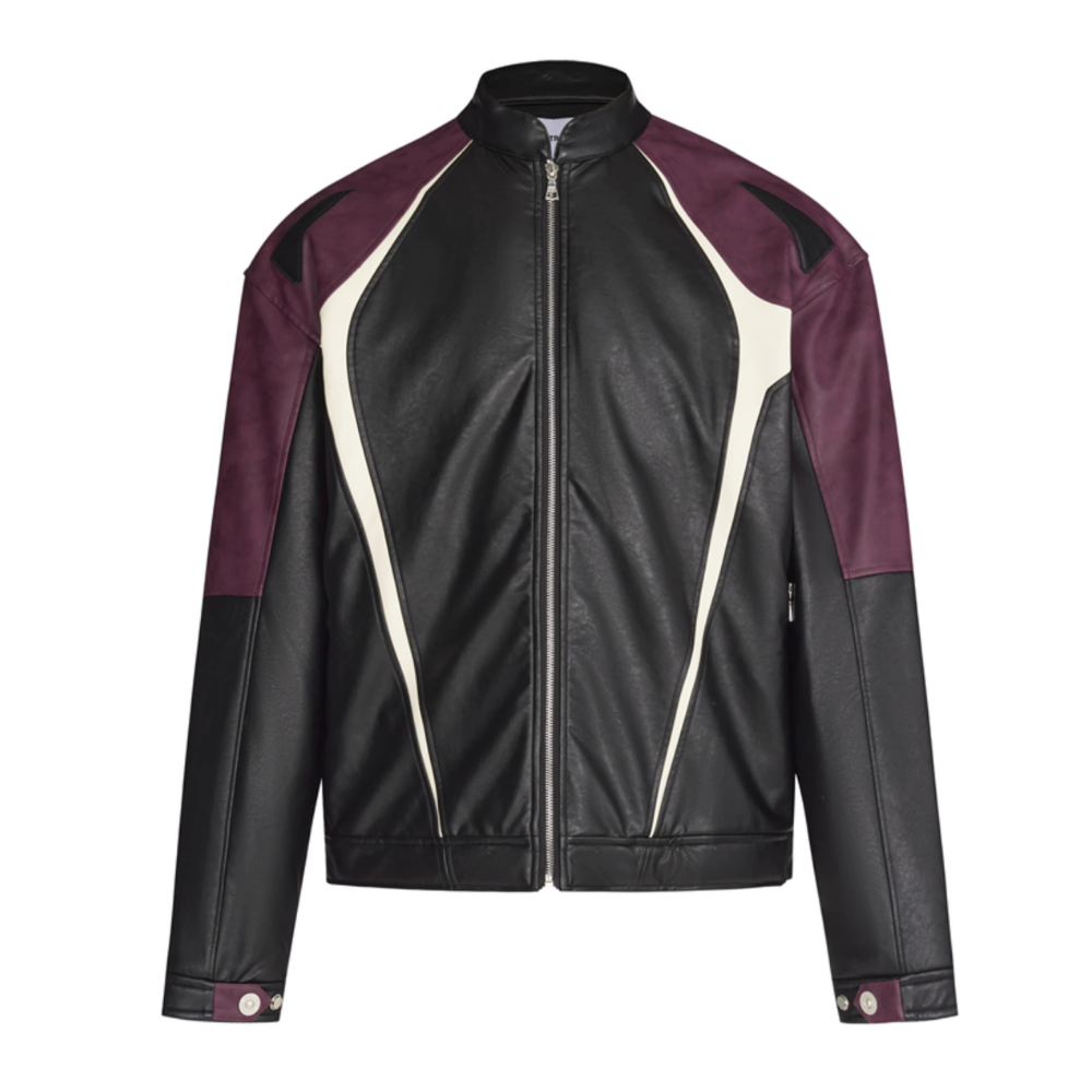 High Street Leather Biker Jacket