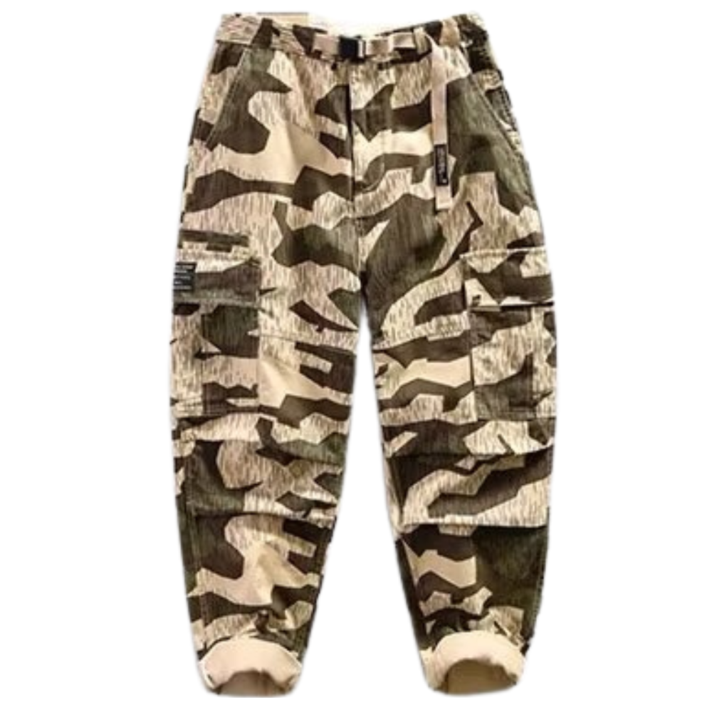 New Trendy Brand Loose Straight Camouflage Cargo Pants