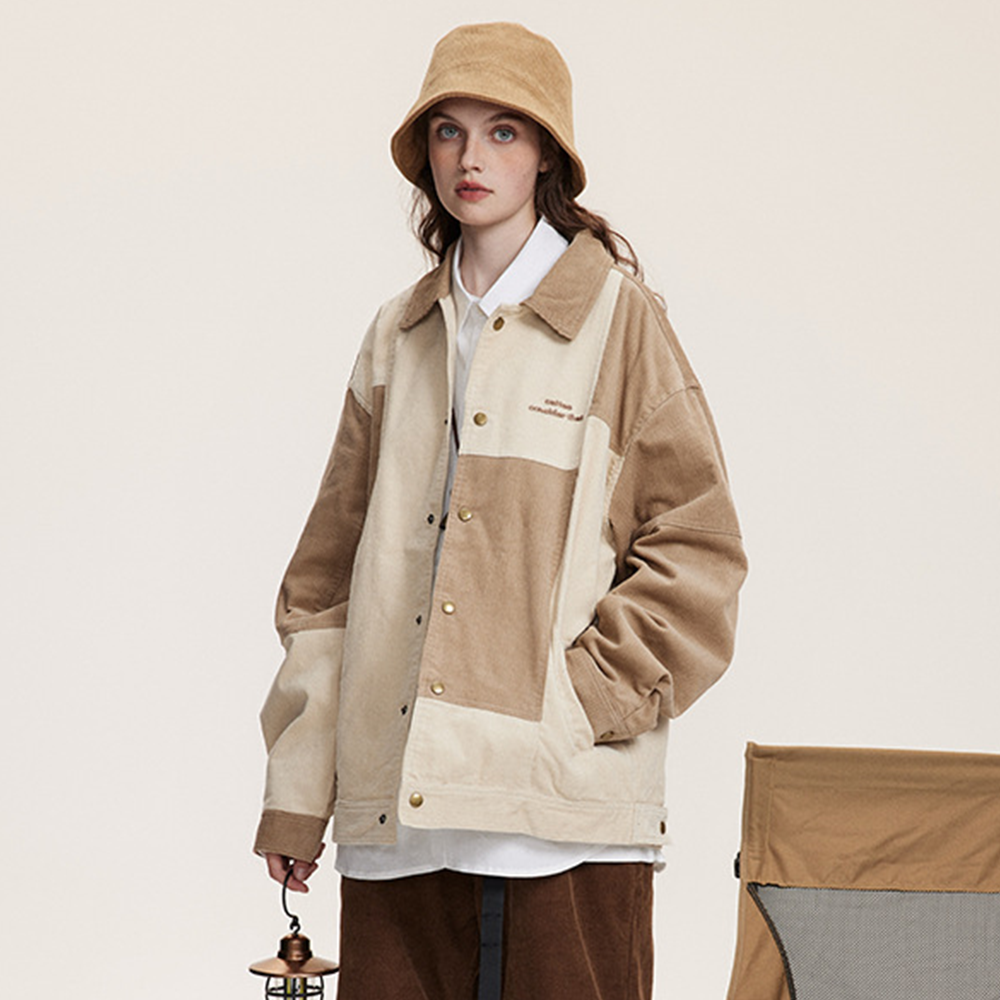 Japanese Patchwork Corduroy Jacket