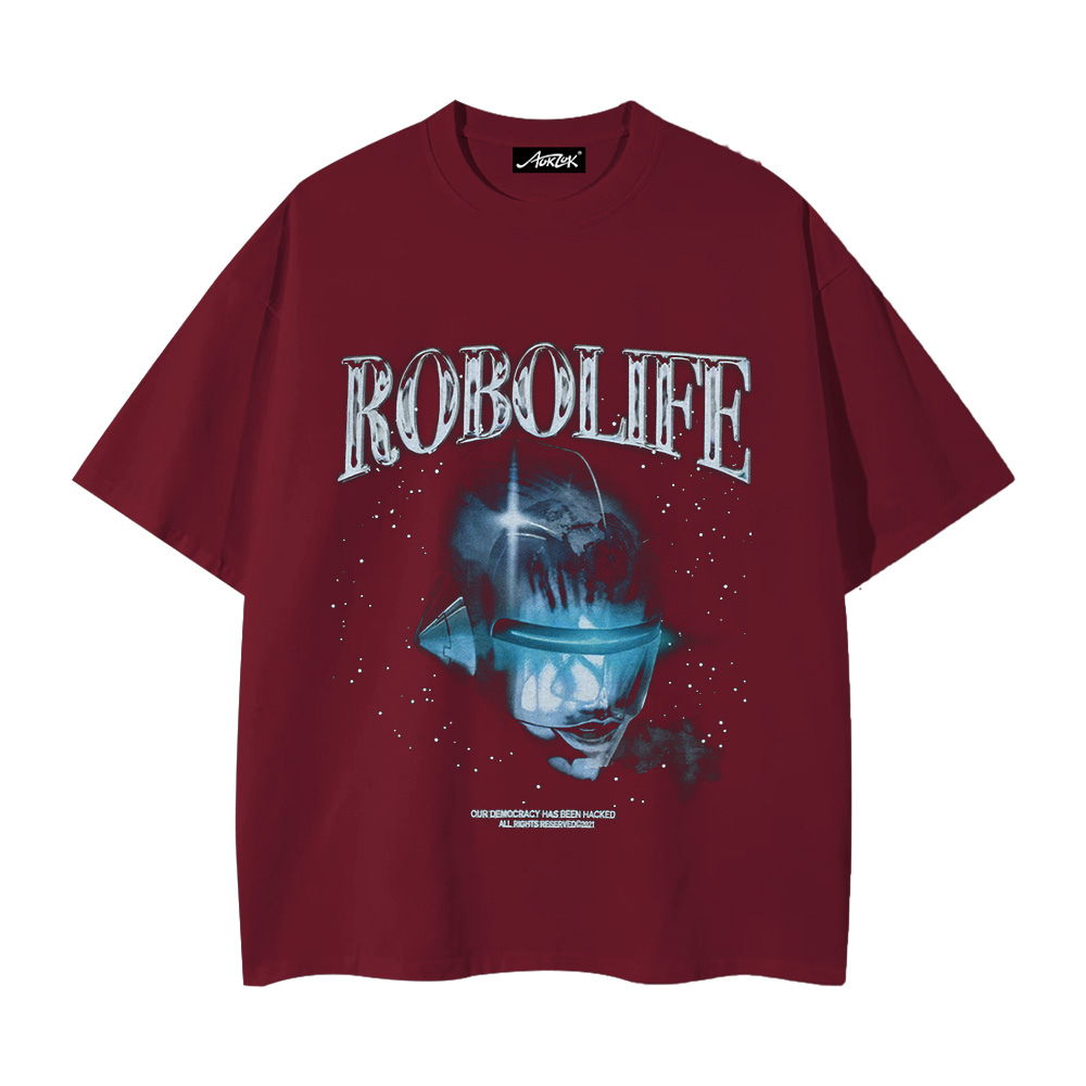 Hip Hop Robot Head T-shirt