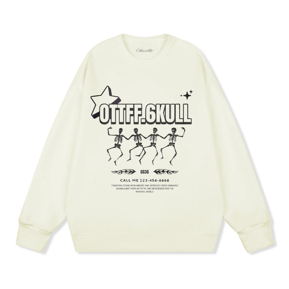 6Kull Skeleton Dance Sweatshirt
