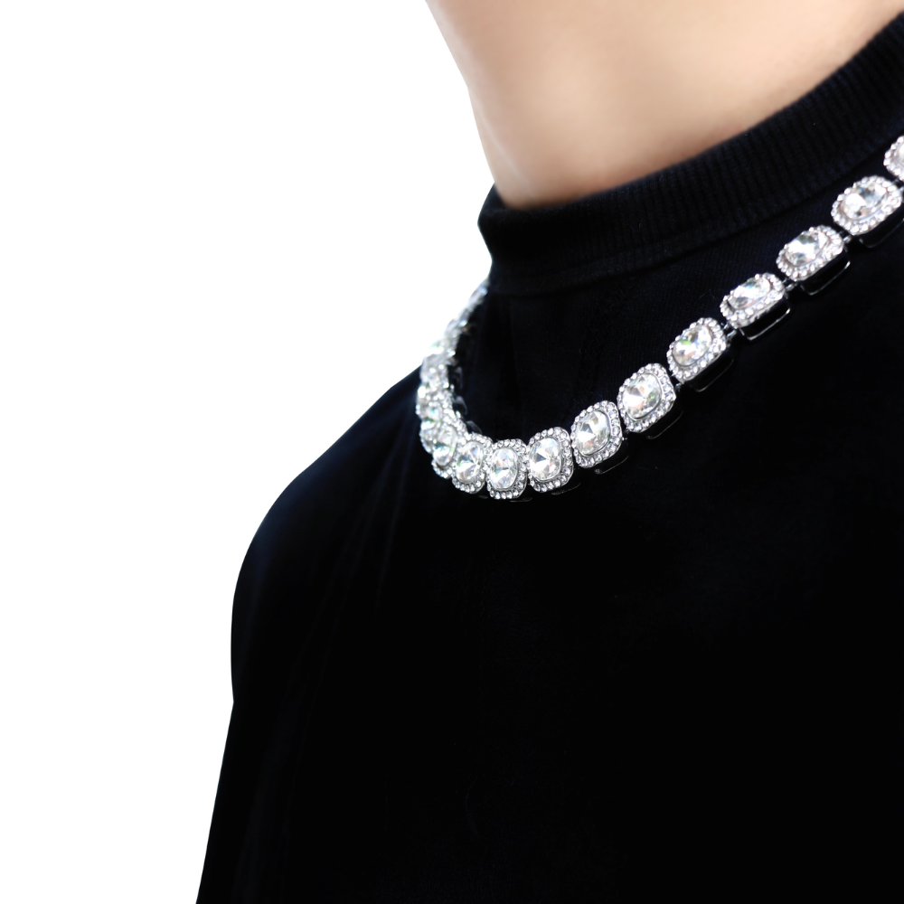 Square Diamond Cuban Necklace