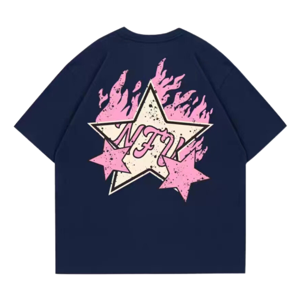 High Street Pink Star Flame T-shirt