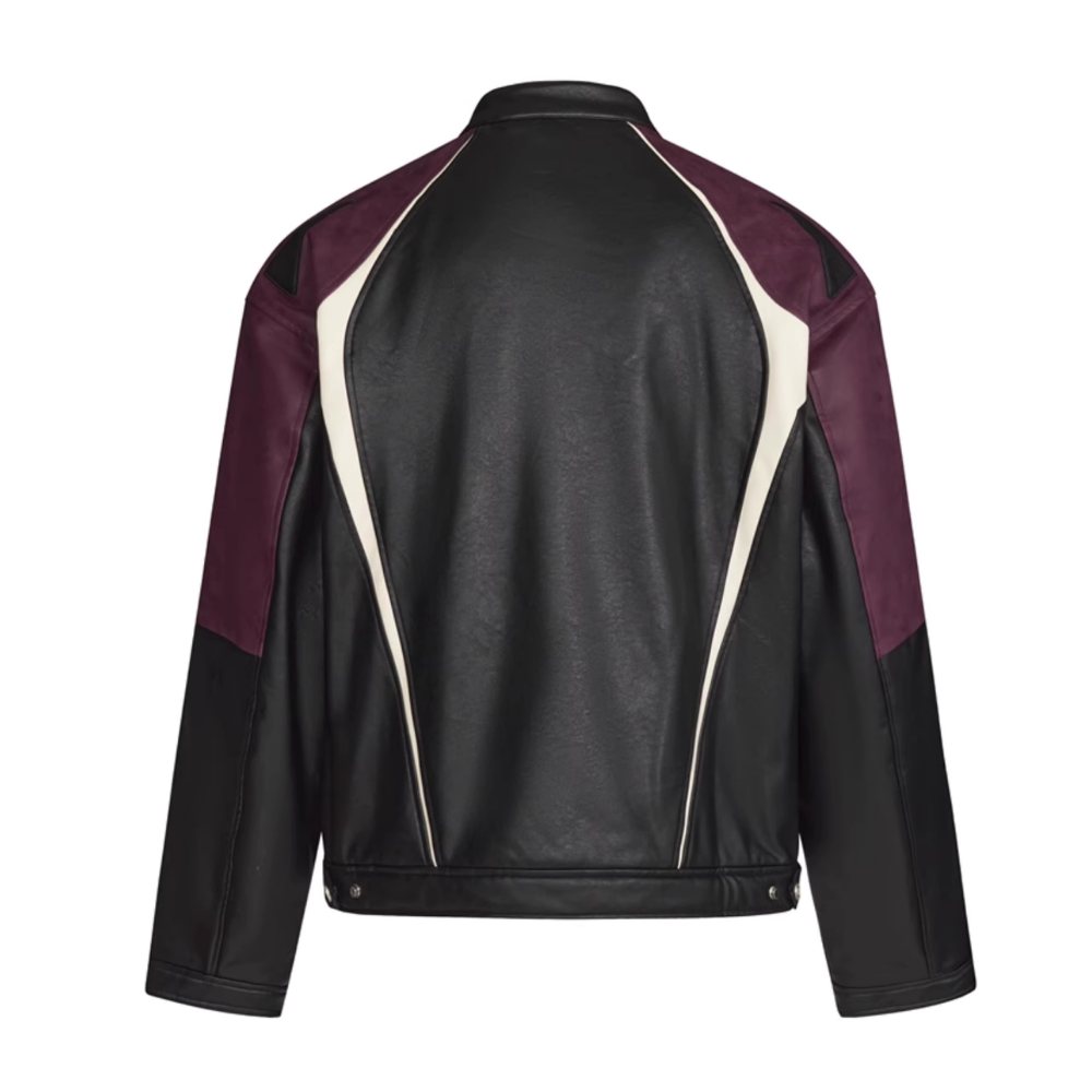 High Street Leather Biker Jacket