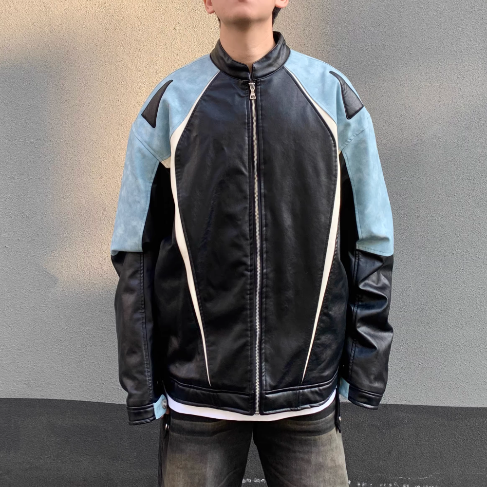 High Street Leather Biker Jacket