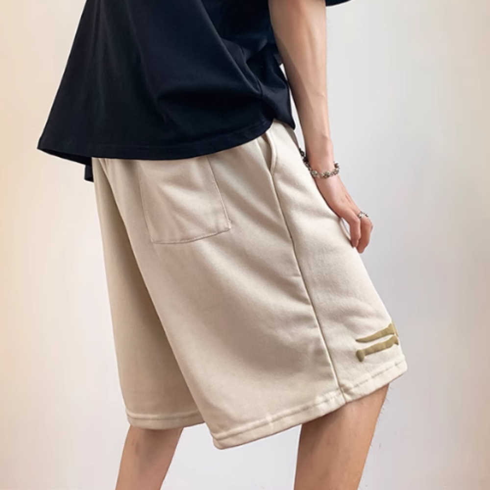 Cute Pistol Clown Foam Print Shorts