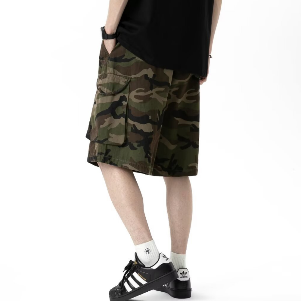 Street Camouflage Cargo Shorts