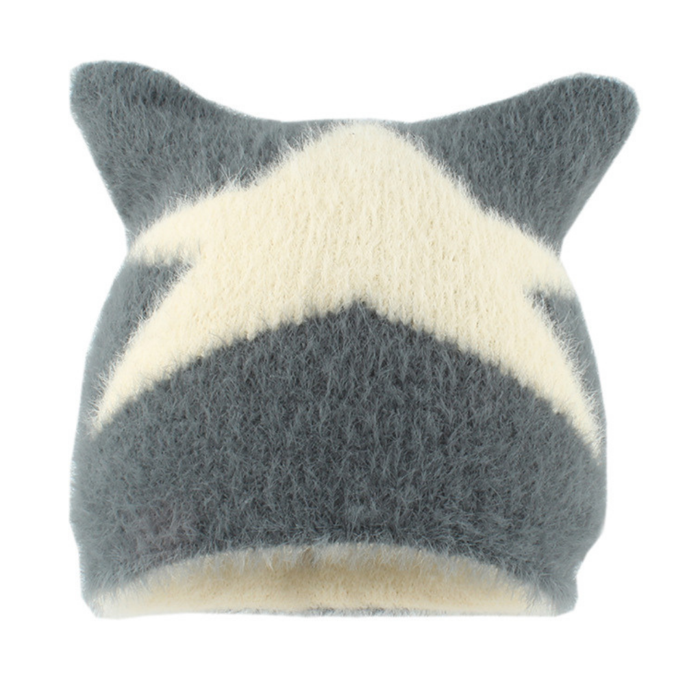 Y2k Star Jacquard Knitted Hat