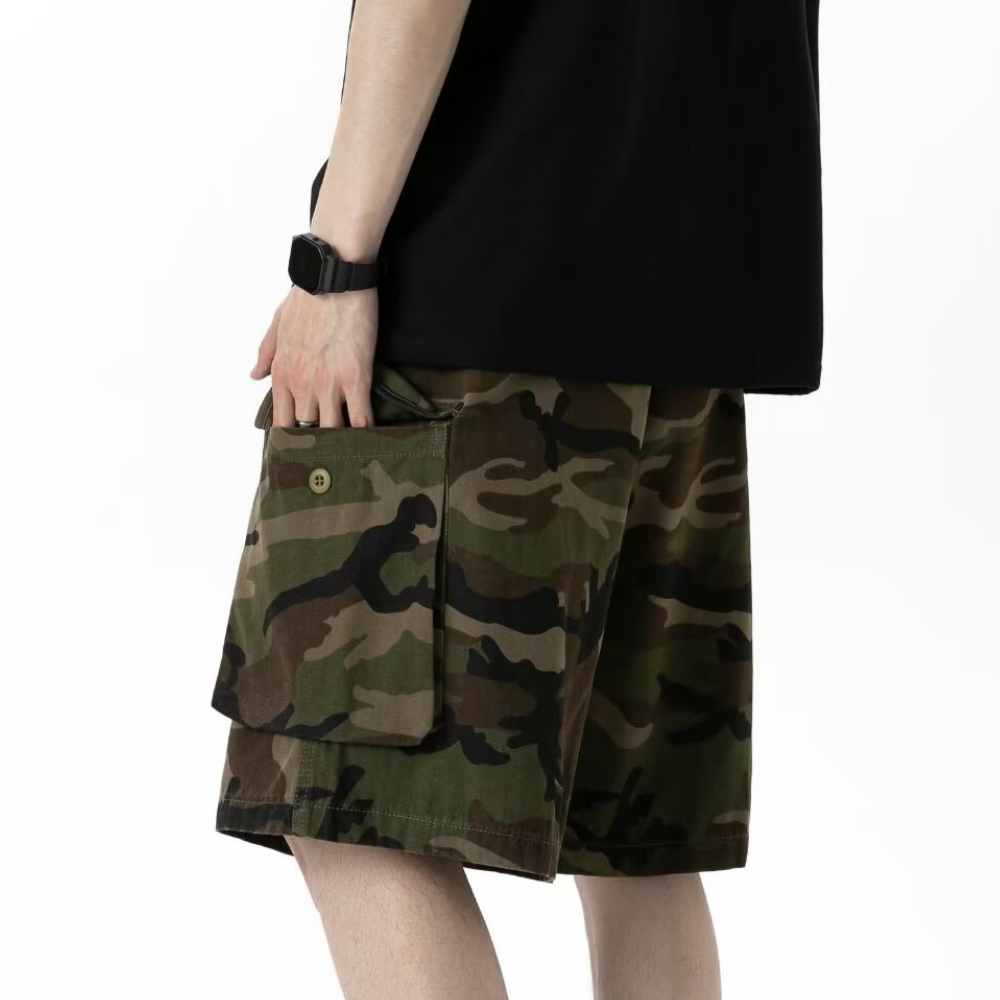 Street Camouflage Cargo Shorts