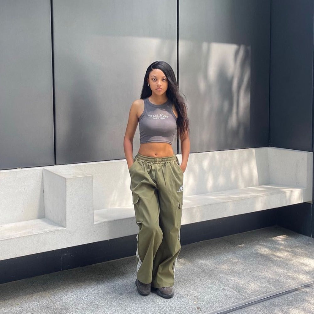 Vintage Classic Stripe Cargo Pants