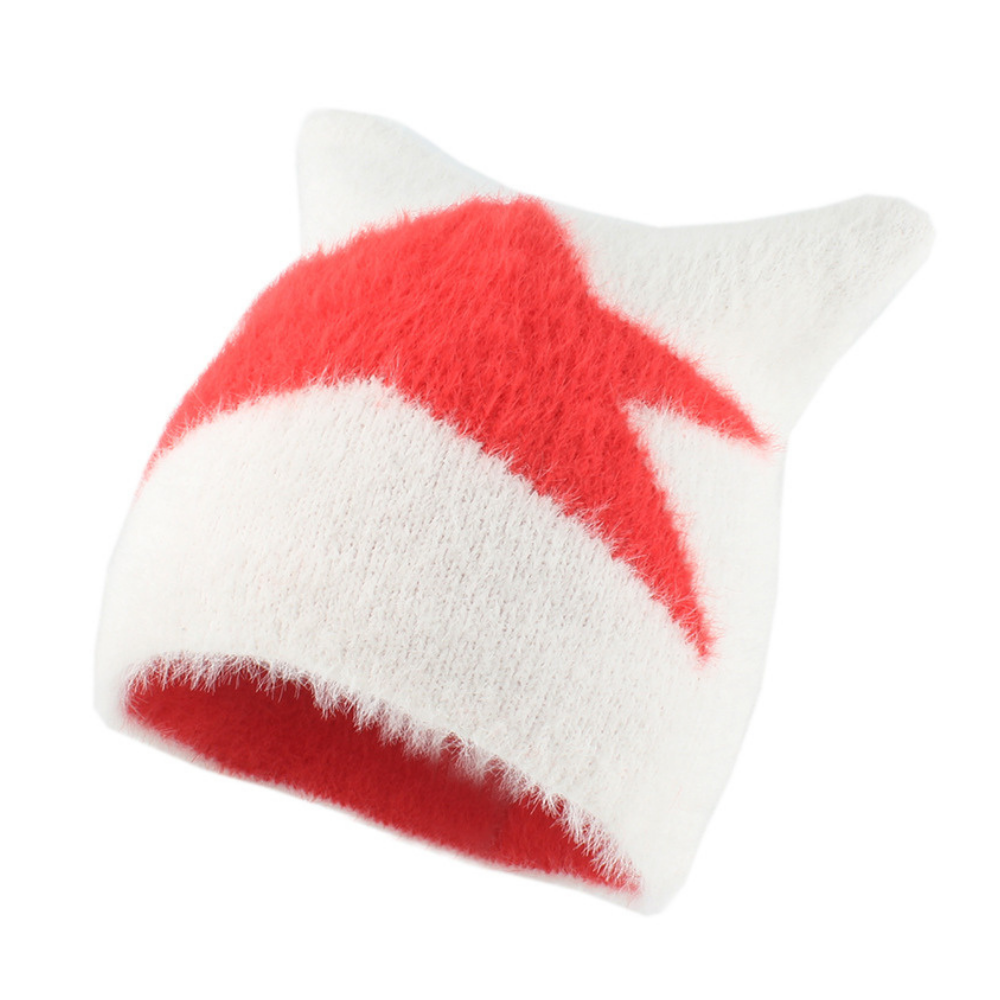 Y2k Star Jacquard Knitted Hat