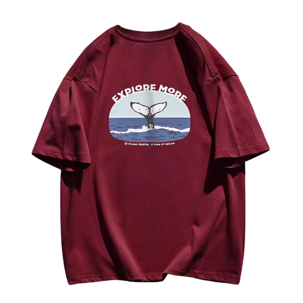 Cute Sea Whale Tail T-Shirt