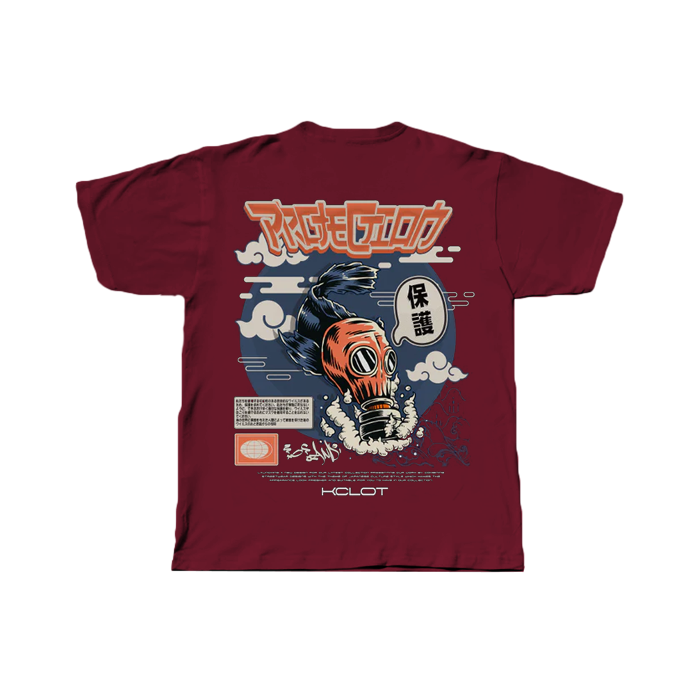 Cartoon Fish Print T-Shirt