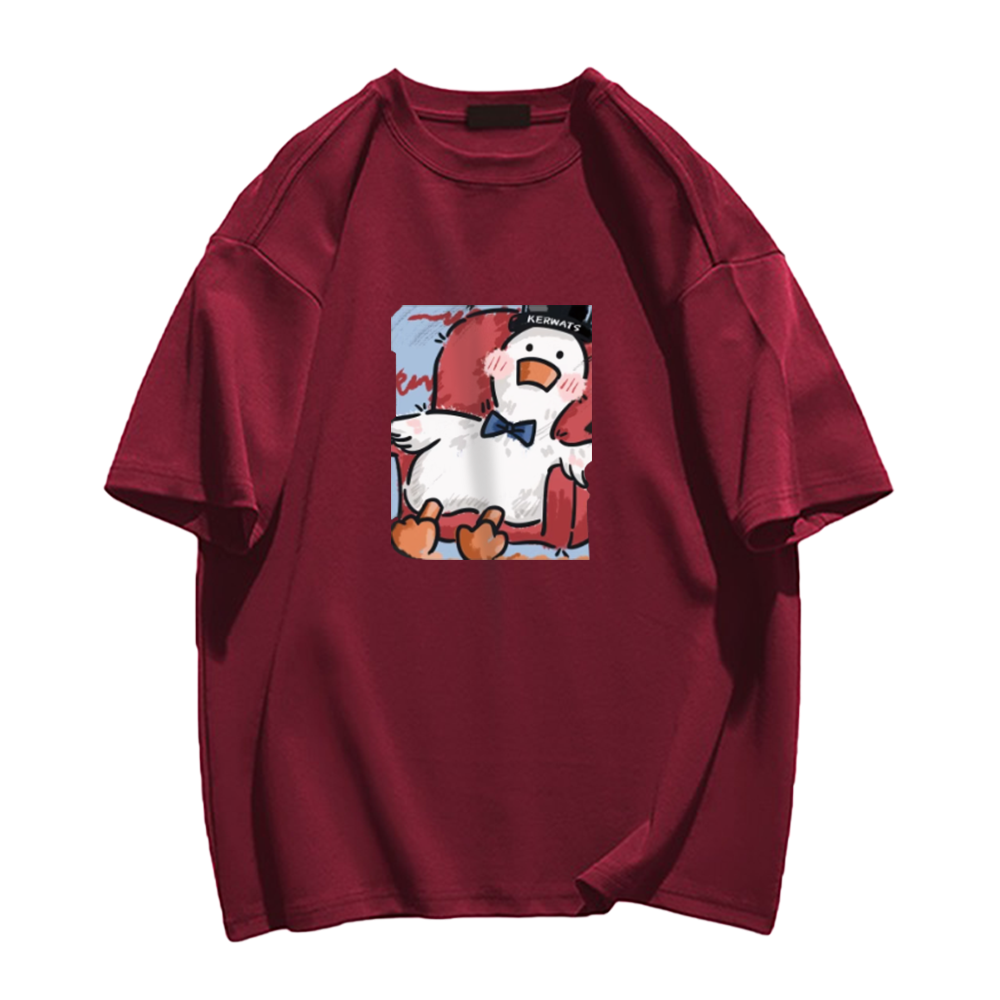Oil Painting Sofa Duck T-Shirt