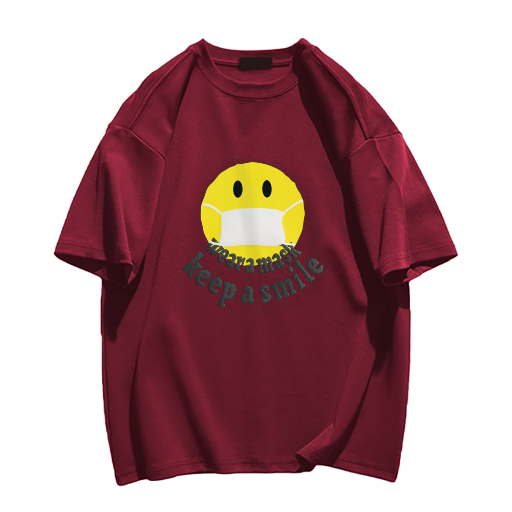 Mask Smiley Face T-Shirt
