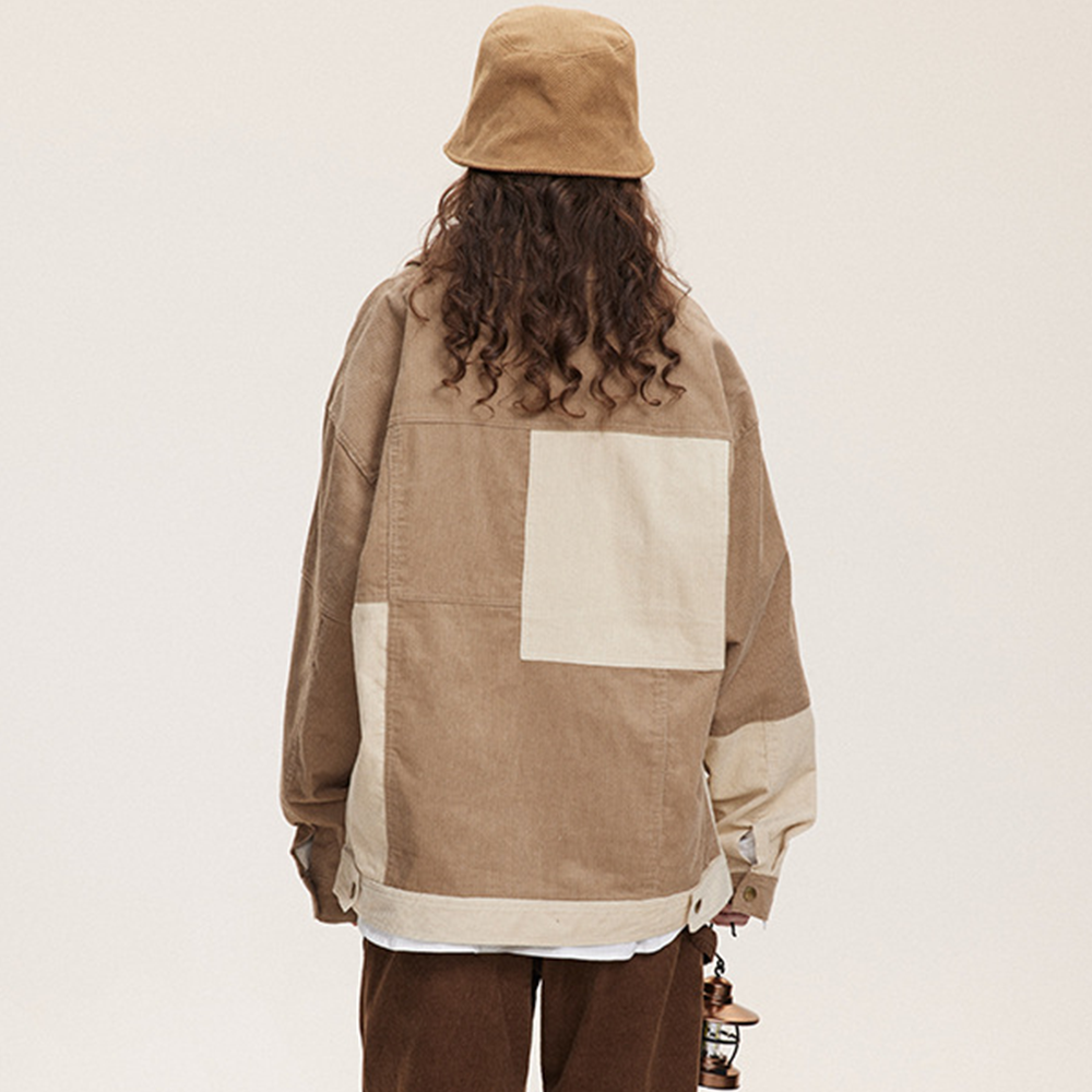 Japanese Patchwork Corduroy Jacket