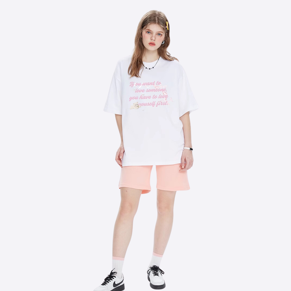 Women's Sweet Letter T-Shirt