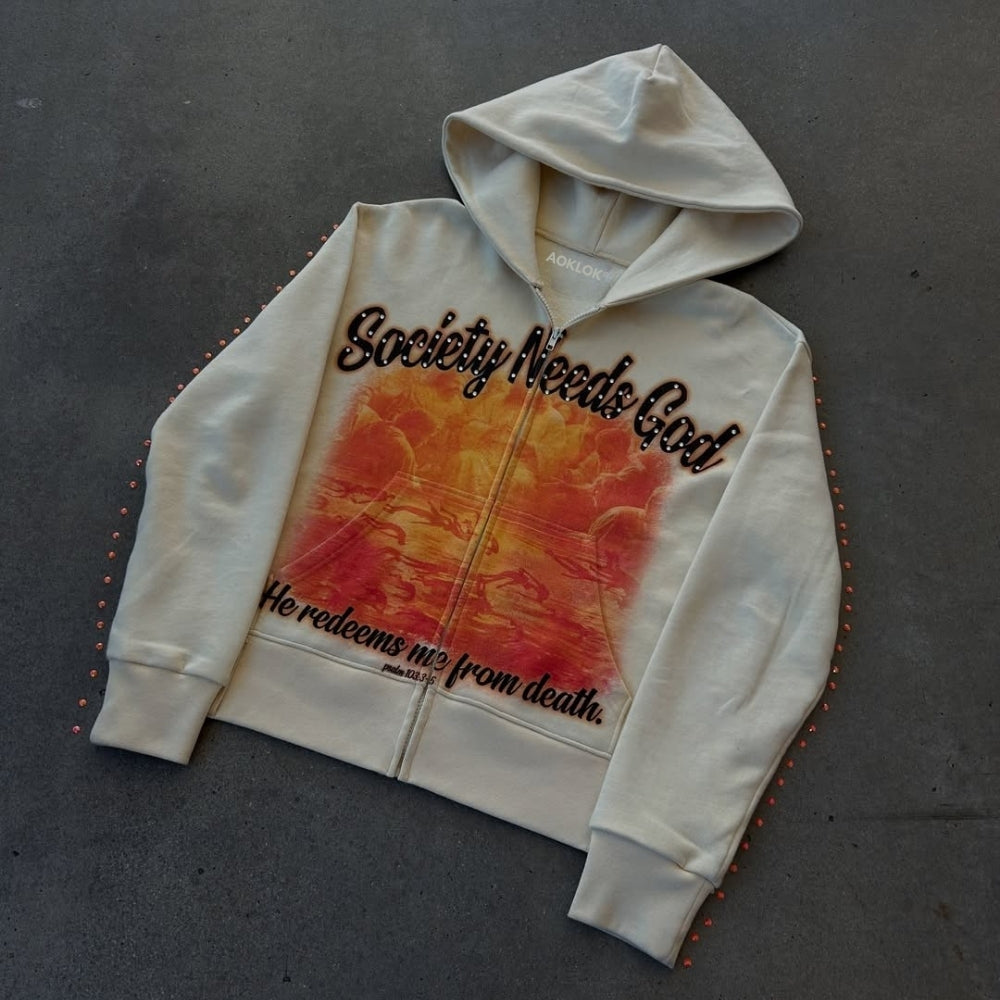 ART IN WAR Redemption Wears a Hoodie
