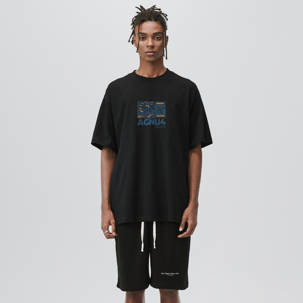 Vintage Landscape Print T-shirt