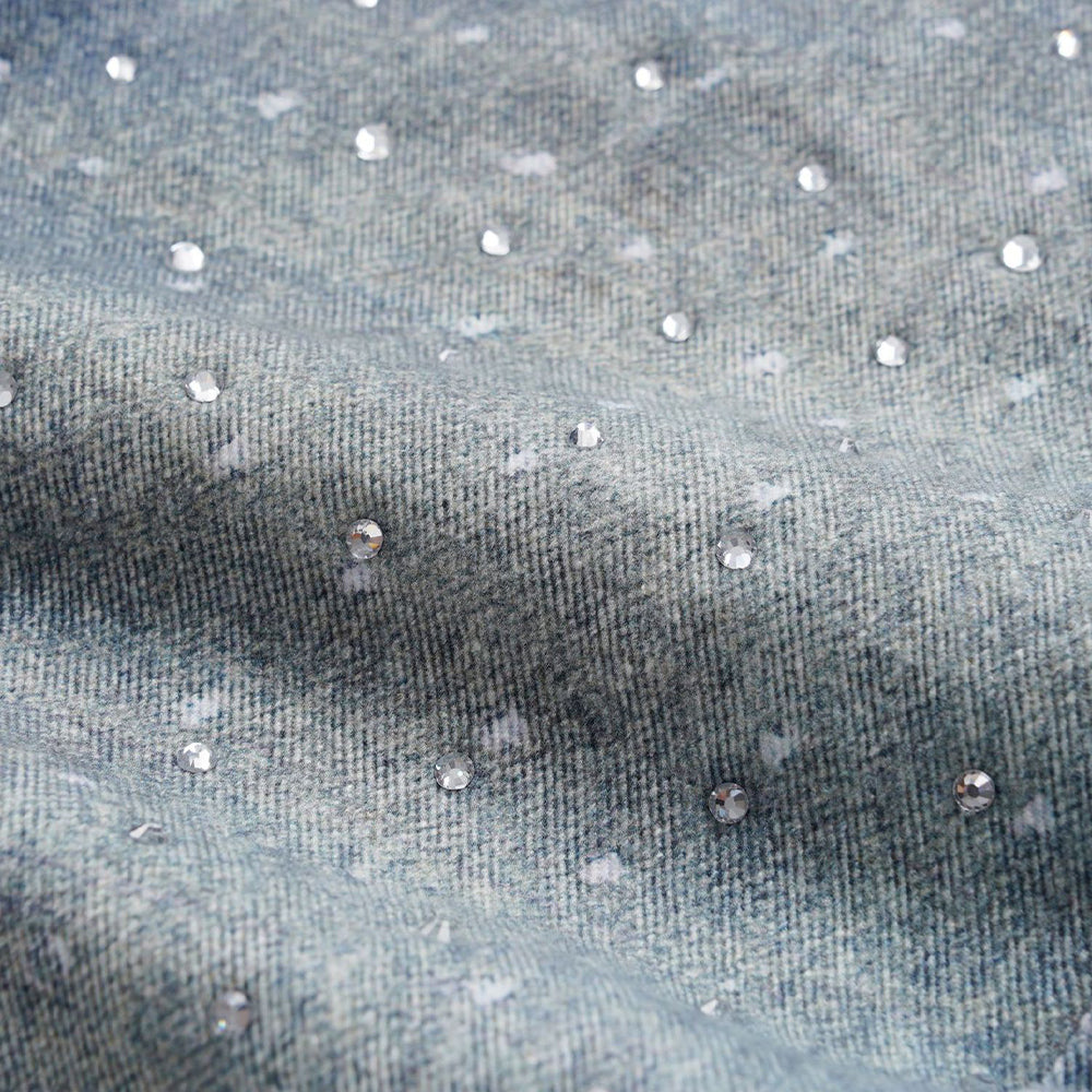 LoopStone Rhinestone Baggy Jeans