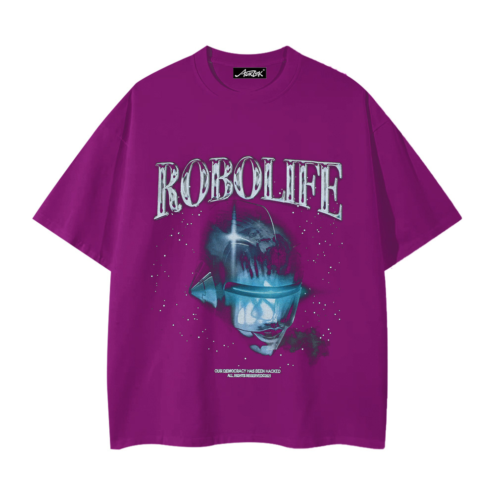 Hip Hop Robot Head T-shirt