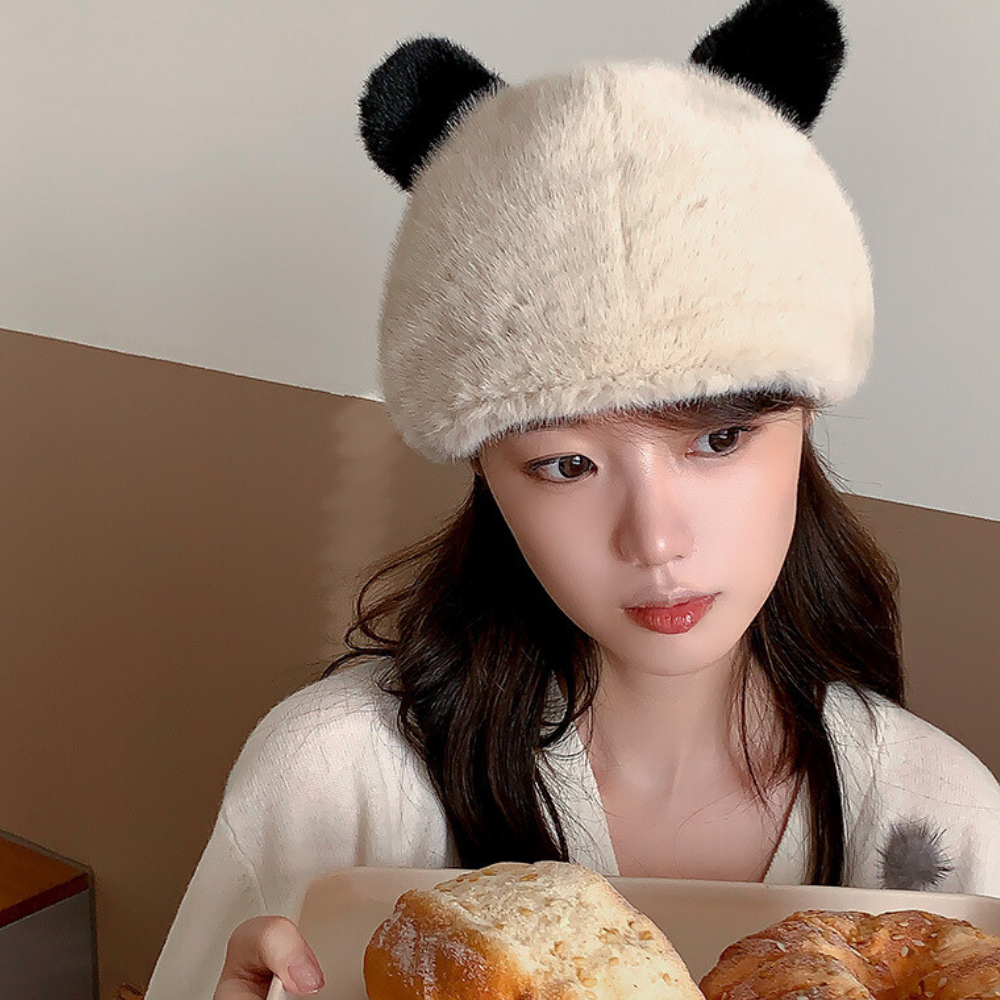 Cute Bear Ears Plush Hat