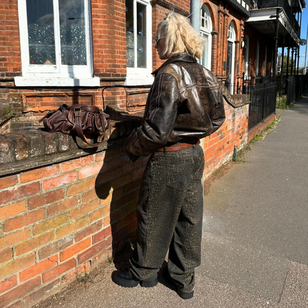 Women's Leopard Jeans