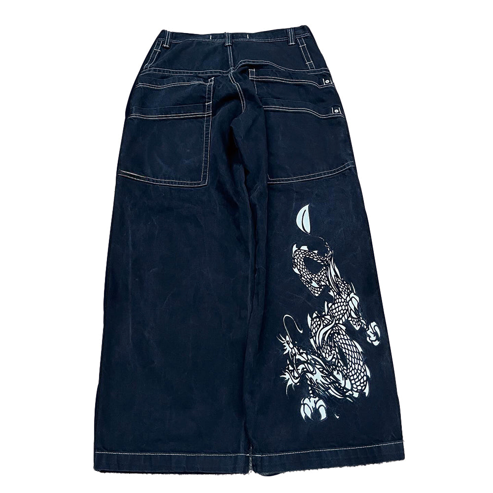 Baggout Jeans Yin Yang Dragon