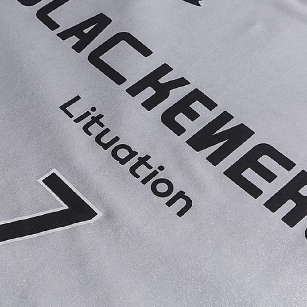 Satin Reflective Raglan Jersey Sweatshirt